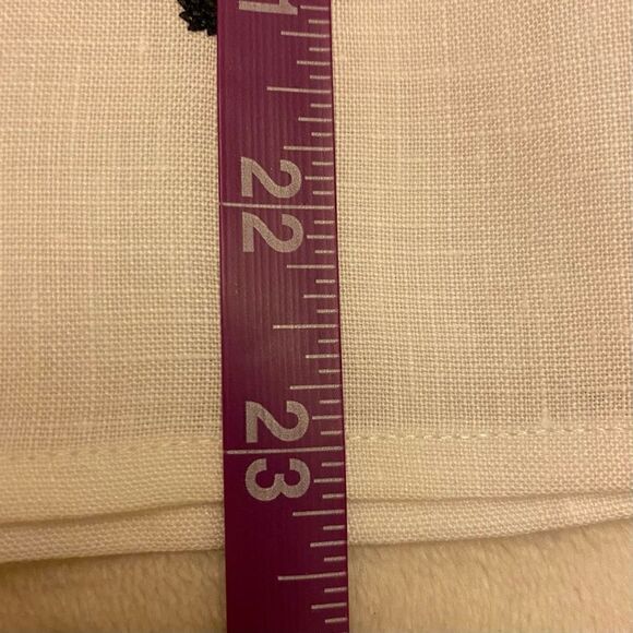 Richard Malcom 100% Irish Linen White with Black‎ Polkadot Sleeveless Top - Picture 12 of 12